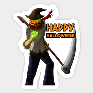 Jack o Lantern Halloween Sticker